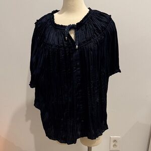 Dana Buchman Navy Women's Blouse